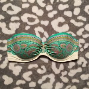 Victoria's Secret Push-up Bandeau Swim Top
